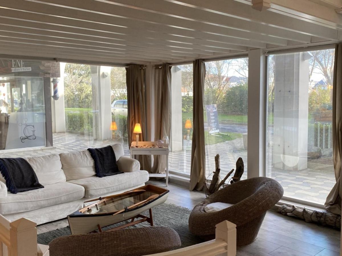 Grand Duplex En Front De Mer Avec 3 Chambres, Animaux Acceptes, Equipements Complets, Cabourg - Fr-1-487-321 Экстерьер фото